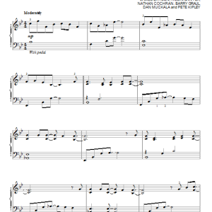 MercyMe Here With Me Musik Noten - Easy Guitar Tab - 152872-0