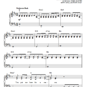 MercyMe In The Blink Of An Eye Musik Noten - Easy Guitar Tab - 152869-0