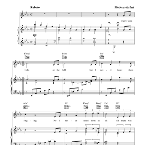 Meredith Willson Till There Was You Musik Noten - Piano Chords/Lyrics - 109742-0