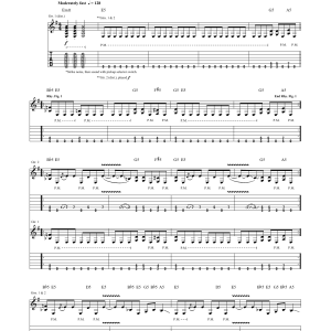 Metallica Now That We're Dead Musik Noten - Guitar Tab - 177179-0