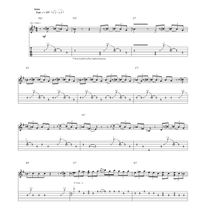 Michael Bloomfield Further On Up The Road Musik Noten - Guitar Tab - 162722-0