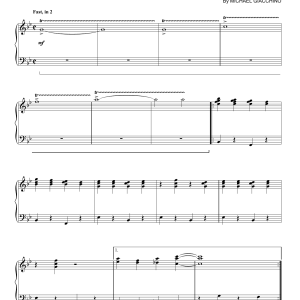 Michael Giacchino Dream Productions Musik Noten - Piano Solo - 160809-0