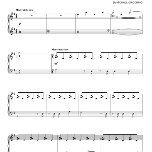 Michael Giacchino Memory Lanes Musik Noten - Piano Solo - 160817-0
