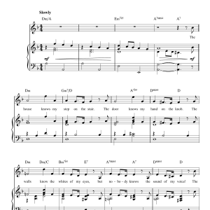 Michel LeGrand Nobody Knows Musik Noten - Piano, Vocal & Guitar Chords - 117232-0