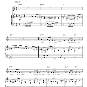 Michel LeGrand One At A Time Musik Noten - Piano, Vocal & Guitar Chords - 117336-0