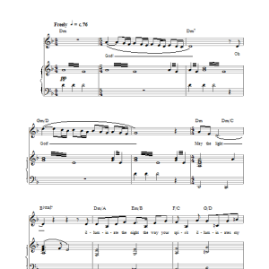 Michel LeGrand Papa Can You Hear Me? Musik Noten - Piano, Vocal & Guitar Chords - 117335-0