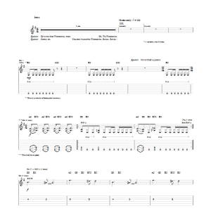 Ministry Just One Fix Musik Noten - Guitar Tab - 150087-0