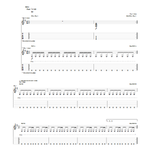 Ministry N.W.O. Musik Noten - Guitar Tab - 150079-0