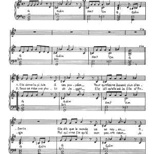 Mort Shuman La P'tite Schyzo Musik Noten - Piano & Vocal - 116650-0