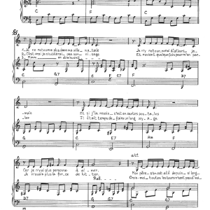 Mort Shuman Le Vieux Broadway Musik Noten - Piano & Vocal - 116654-0