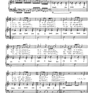 Mort Shuman Le Vieux Piano Musik Noten - Piano & Vocal - 116655-0