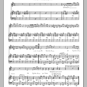 Mort Shuman Oh Sylvia Oh Musik Noten - Piano & Vocal - 116558-0