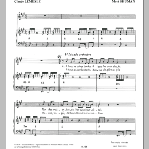 Mort Shuman On A Deja Donne Musik Noten - Piano & Vocal - 116559-0