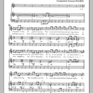 Mort Shuman Si J'etais Horovitz Musik Noten - Piano & Vocal - 116723-0