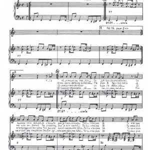 Mort Shuman Tu Veux Plus D'moi Musik Noten - Piano & Vocal - 116707-0