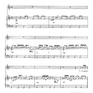 Mort Shuman Zinguinchor Musik Noten - Piano & Vocal - 116709-0