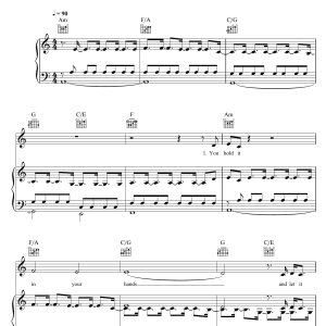 Mumford & Sons Snake Eyes Musik Noten - Piano, Vocal & Guitar Chords - 121131-0