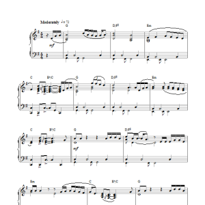 Murray Gold Theme from Shameless Musik Noten - Piano Solo - 111231-0