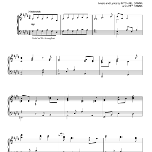 Mychael & Jeff Danna Homecoming Musik Noten - Piano Solo - 163419-0