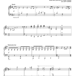 Mychael & Jeff Danna Rescue Musik Noten - Piano Solo - 163429-0