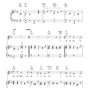 Nacio Herb Brown Alone Musik Noten - Piano, Vocal & Guitar Chords - 110535-0