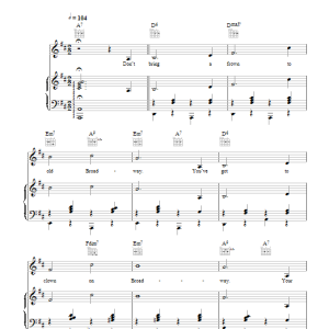 Nacio Herb Brown Broadway Melody Musik Noten - Piano, Vocal & Guitar Chords - 116580-0
