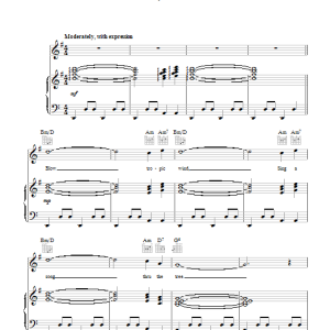 Nat King Cole Poinciana Musik Noten - Piano, Vocal & Guitar Chords - 110624-0
