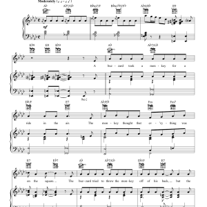 Nat King Cole Straighten Up And Fly Right Musik Noten - Piano, Vocal & Guitar Chords - 158720-0