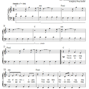Natalie Grant Hurricane (arr. Phillip Keveren) Musik Noten - Easy Piano - 155035-0