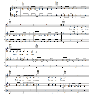 Newsboys Live With Abandon Musik Noten - Piano, Vocal & Guitar Chords - 152632-0