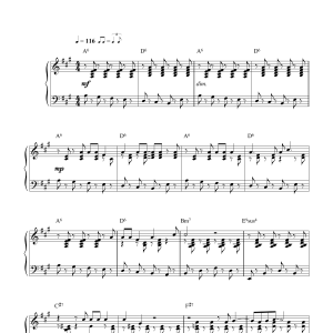 Nina Simone My Baby Just Cares For Me Musik Noten - Guitar Chords/Lyrics - 116791-0