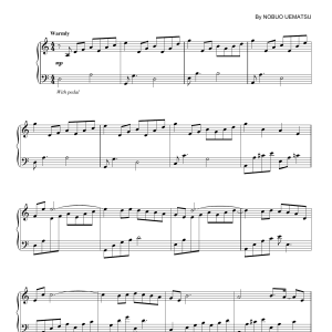 Nobuo Uematsu Theme Of Love (from Final Fantasy IV) Musik Noten - Piano Solo - 163102-0