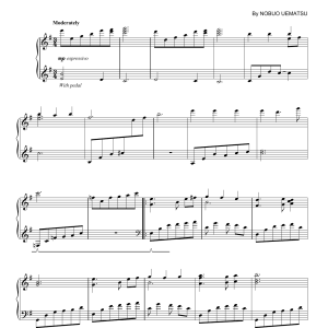 Nobuo Uematsu Zanarkand (from Final Fantasy X) Musik Noten - Piano Solo - 163108-0