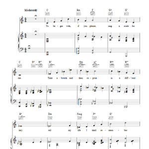 Noel Coward I'll See You Again Musik Noten - Piano, Vocal & Guitar Chords - 110338-0