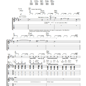Noel Gallagher's High Flying Birds If I Had A Gun... Musik Noten - Guitar Chords/Lyrics - 117975-0