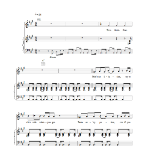 Oasis Go Let It Out Musik Noten - Beginner Piano - 105954-0