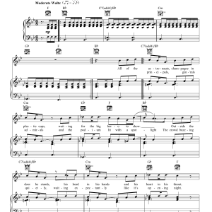 OK Go Shooting The Moon Musik Noten - Piano, Vocal & Guitar Chords - 155246-0