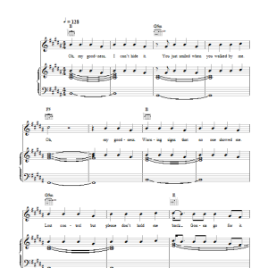 Olly Murs Oh My Goodness Musik Noten - Easy Piano - 117025-0