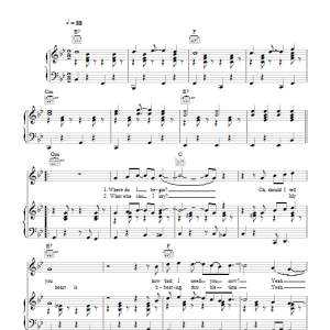 Olly Murs Please Don't Let Me Go Musik Noten - Easy Piano - 117004-0