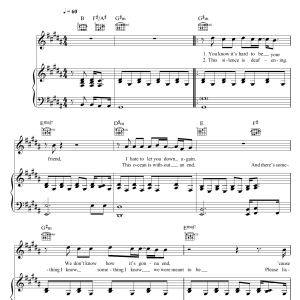 Olly Murs Tomorrow Musik Noten - Piano, Vocal & Guitar Chords - 120275-0