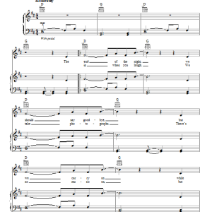 One Direction Change My Mind Musik Noten - Piano, Vocal & Guitar Chords - 118106-0