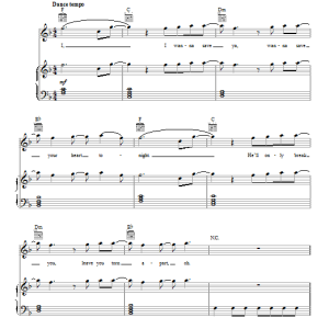 One Direction Save You Tonight Musik Noten - Easy Piano - 152258-0
