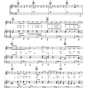 One Direction What A Feeling Musik Noten - Piano, Vocal & Guitar Chords - 164463-0