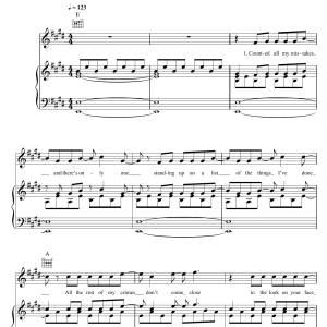 One Direction Where Do Broken Hearts Go Musik Noten - Piano, Vocal & Guitar Chords - 120006-0