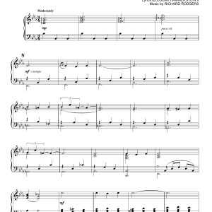 Oscar Hammerstein II This Nearly Was Mine Musik Noten - Piano Solo - 178403-0