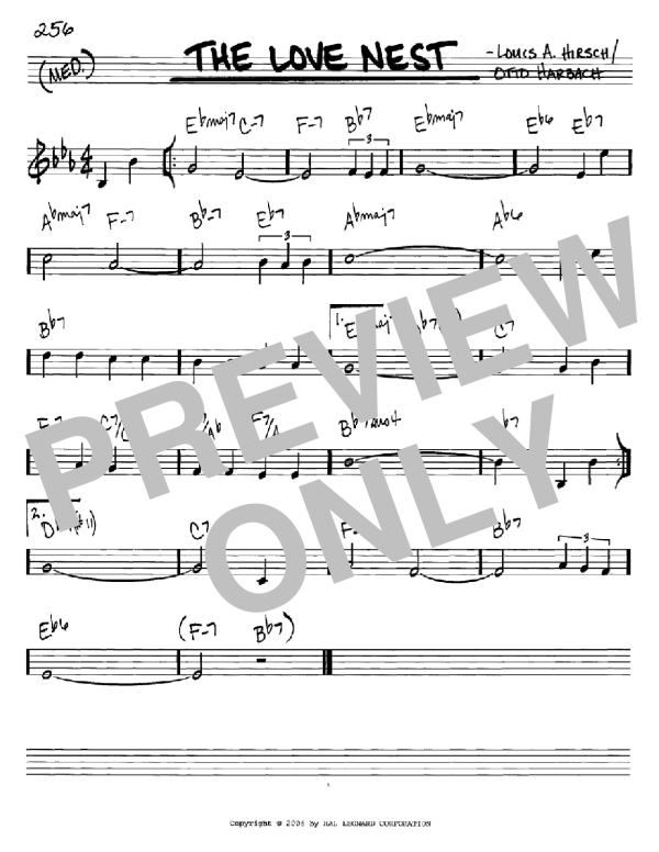 Otto Harbach The Love Nest Musik Noten - Ukulele - 152730-0
