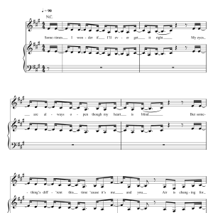 Paloma Faith Beauty Remains Musik Noten - Piano, Vocal & Guitar Chords - 120797-0