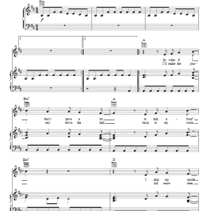 Paramore Be Alone Musik Noten - Piano, Vocal & Guitar Chords - 150385-0