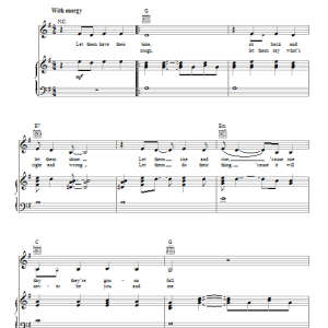 Paramore Interlude (Moving On) Musik Noten - Piano, Vocal & Guitar Chords - 150380-0
