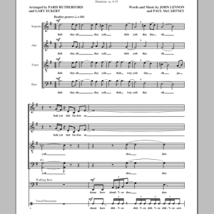 Paris Rutherford Come Together Musik Noten - SATB Choir - 84368-0